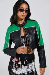 BETTER LUCK CROPPED MOTO