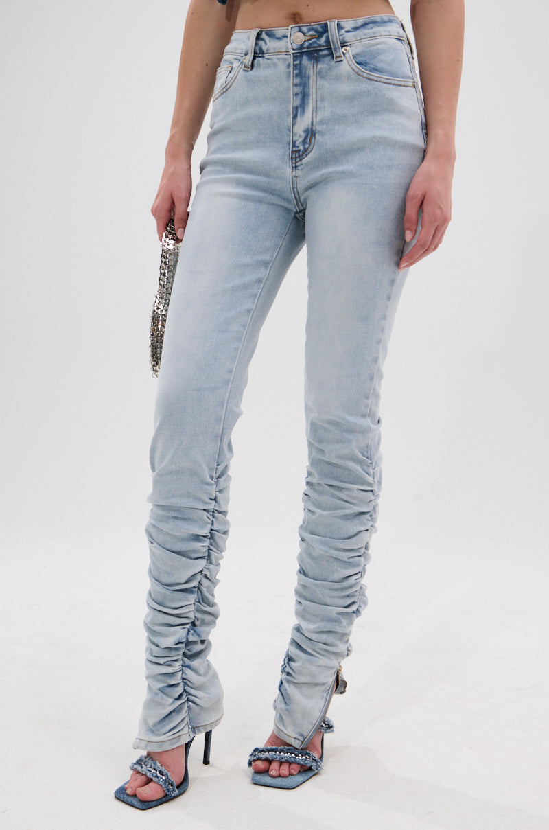 LACE IT UP SKINNY DENIM PANT