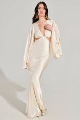 TAYLOR SATIN MAXI DRESS