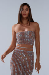ALL THE SHINE RHINESTONE BANDEAU
