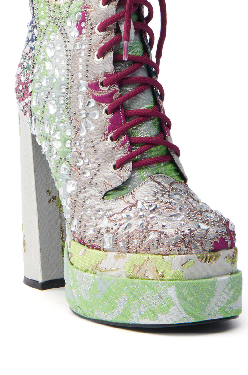 AZALEA WANG LILYBELL MULTI CHUNKY BOOTIE
