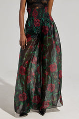 I WISH YOU ROSES PALAZZO PANT