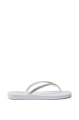 AKIRA LORETA WHITE THONG FLIP FLOP