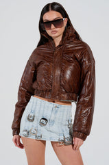 EYES OF THE NIGHT PUFFER JACKET