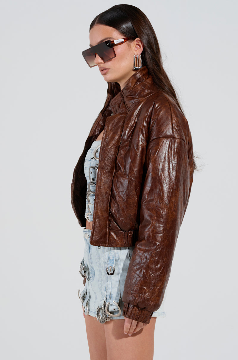 EYES OF THE NIGHT PUFFER JACKET