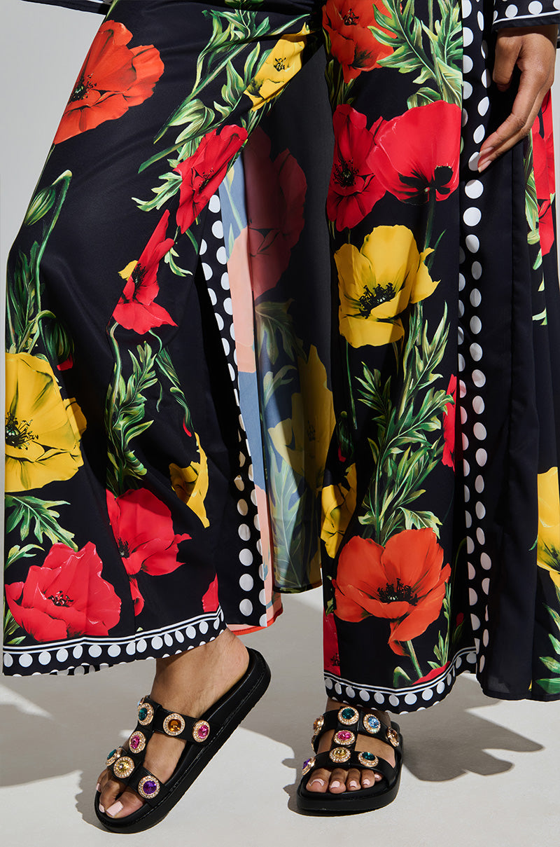 AZALEA WANG LUCIENA BLACK RHINESTONE SANDAL