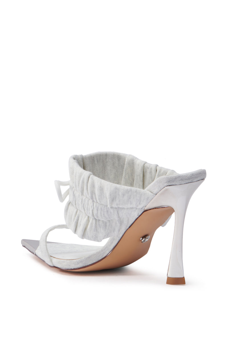AZALEA WANG LUNETTE GREY SANDAL
