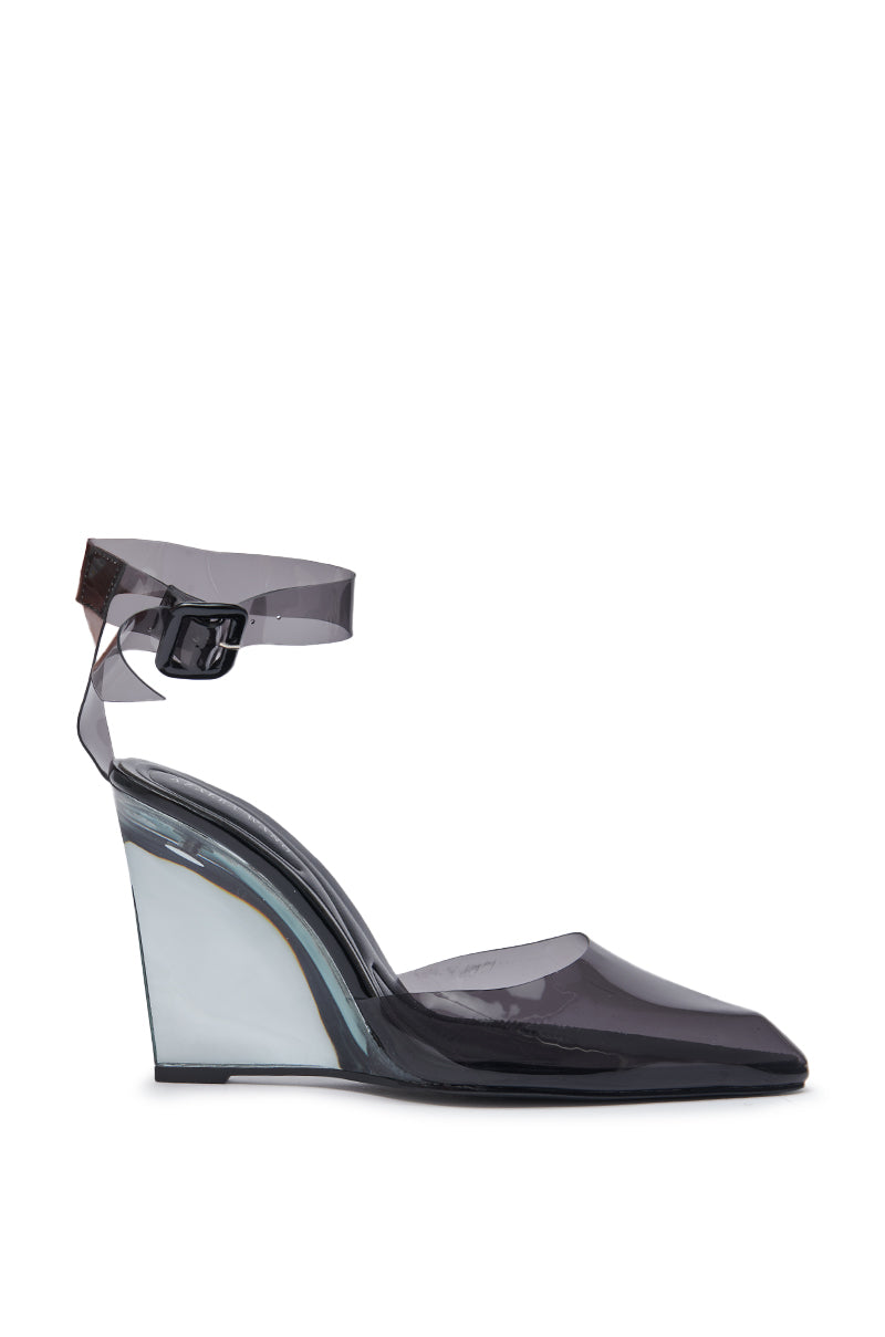 AZALEA WANG MARCO SMOKE PVC PUMP