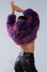 NELLIE FAUX FUR BOLERO