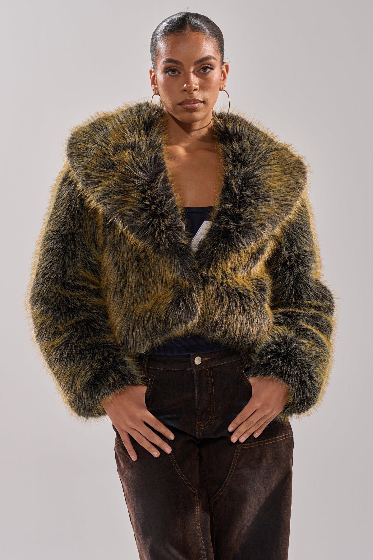 LIMONCELLO FAUX FUR COAT