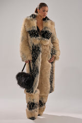 TELLURIDE FAUX FUR IN TAN