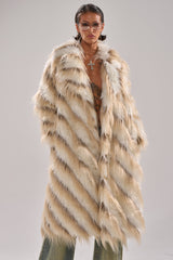 HARLOW PATCHWORK FAUX FUR