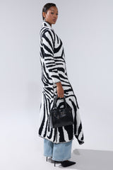 THE RICH BITCH IS HERE LONG CARDIGAN