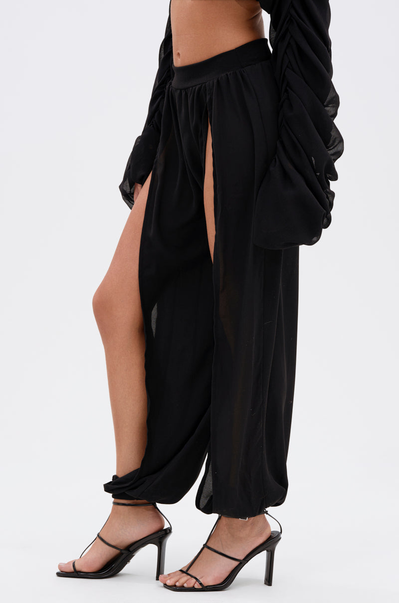 COOL WITH ME JOGGER WITH FRONT SLITS