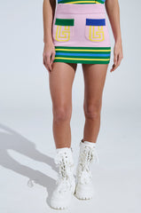 LOVE WINS MINI SKIRT