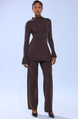 GET COZY WITH ME WIDE LEG PANT