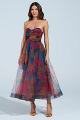 MEGAN STRAPLESS MAXI DRESS