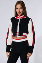 RAYE CROPPED BOMBER