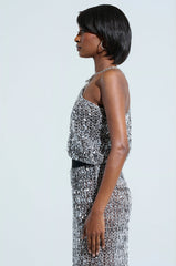 DONT MIND ME SEQUIN ONE SHOULDER TOP