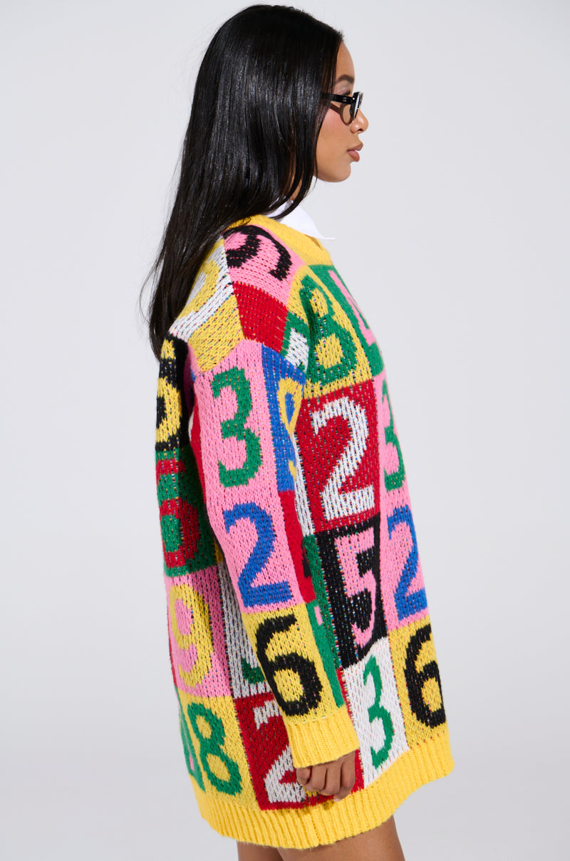 QUICK ONE TWO THREE SWEATER DRESS