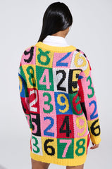 QUICK ONE TWO THREE SWEATER DRESS