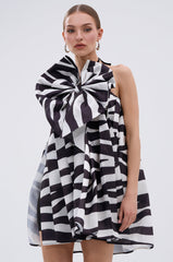 WILD THING BOW FRONT MINI DRESS