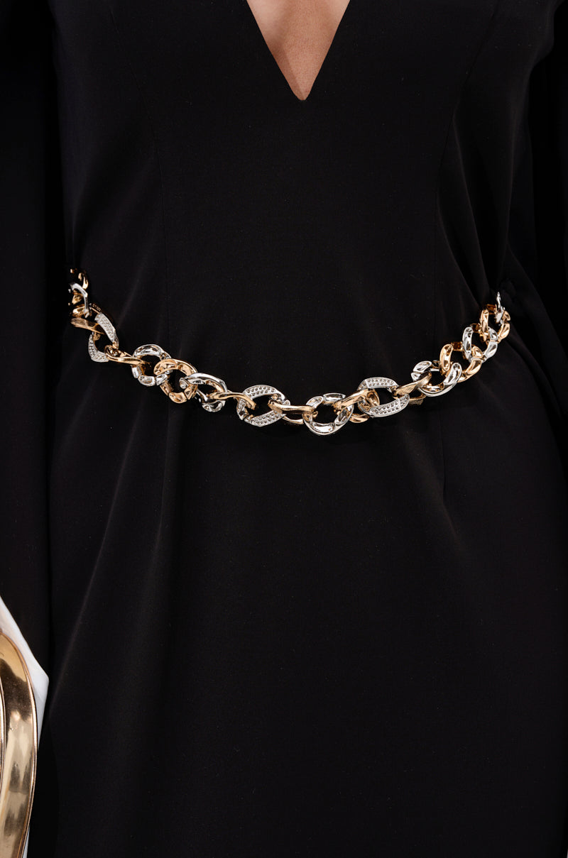 JULIE TWO TONE MIDI DRESS