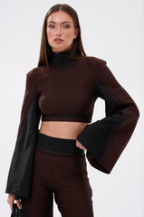MAZIE MOCK NECK SWEATER