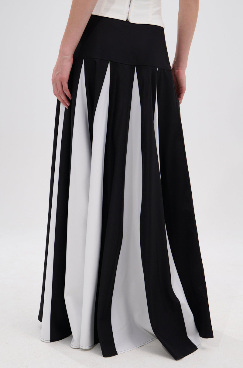 RACHEL SATIN MAXI SKIRT