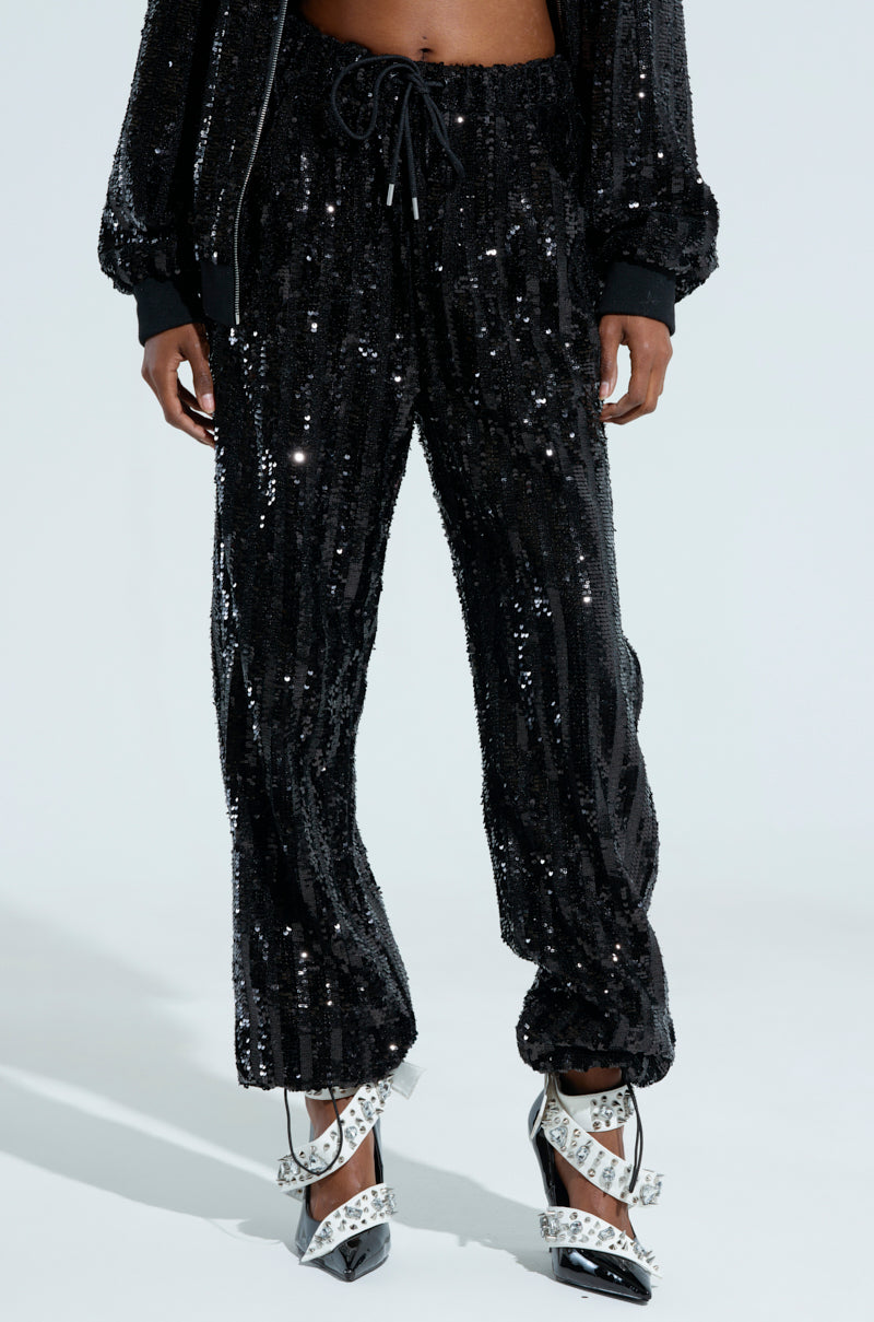 COSMIC SEQUIN JOGGER