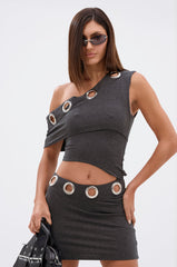 ONE OF A KIND CUTOUT MINI DRESS