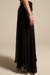 DARK NIGHT MIDI SKIRT