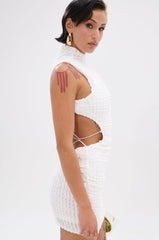 NIGHT ON THE TOWN STRAPPY MINI DRESS