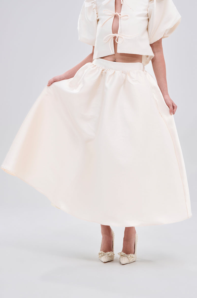 GIRL POWER MIDI SKIRT
