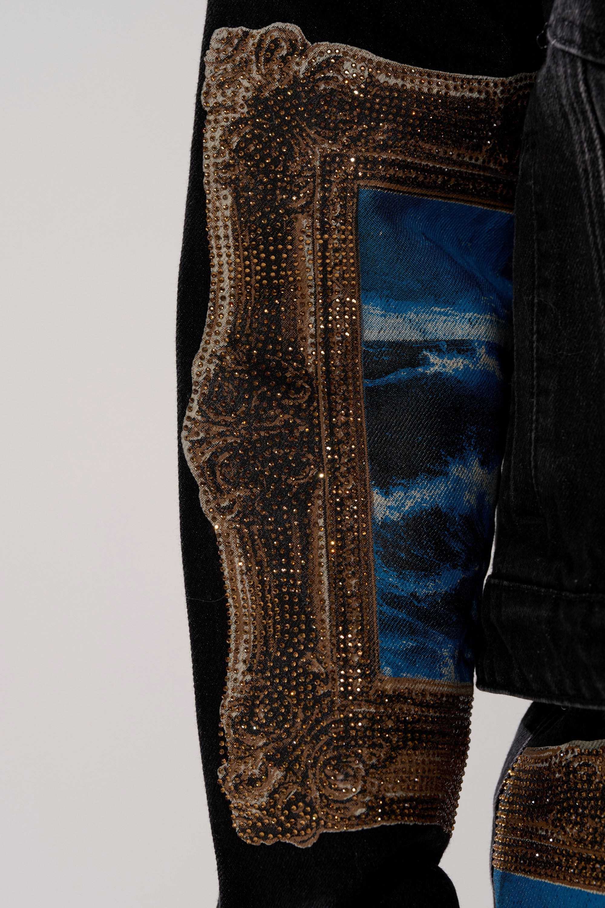 WORK OF ART GRAPHIC DENIM JACKET