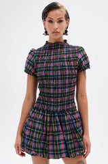 THAT GIRL PLAID MINI DRESS