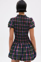 THAT GIRL PLAID MINI DRESS