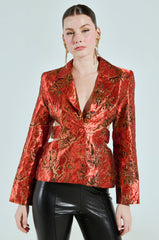 COCKTAIL HOUR CUT-OUT BLAZER