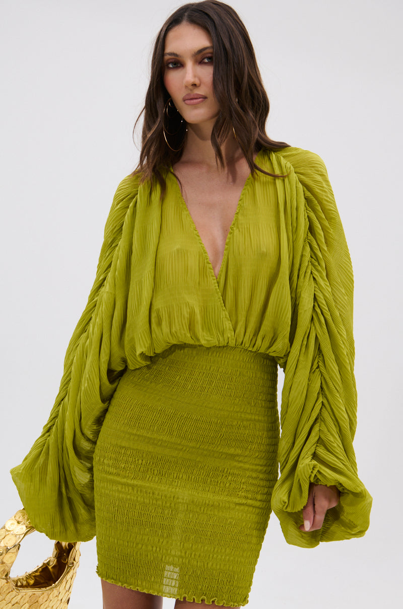 NIGHTS LIKE THIS CHIFFON MINI DRESS