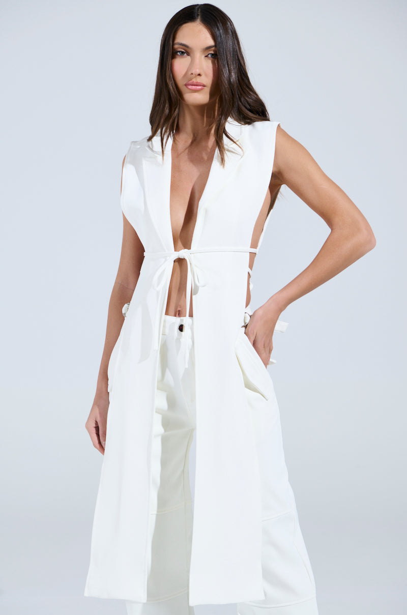 HONEY HONEY TIE VEST