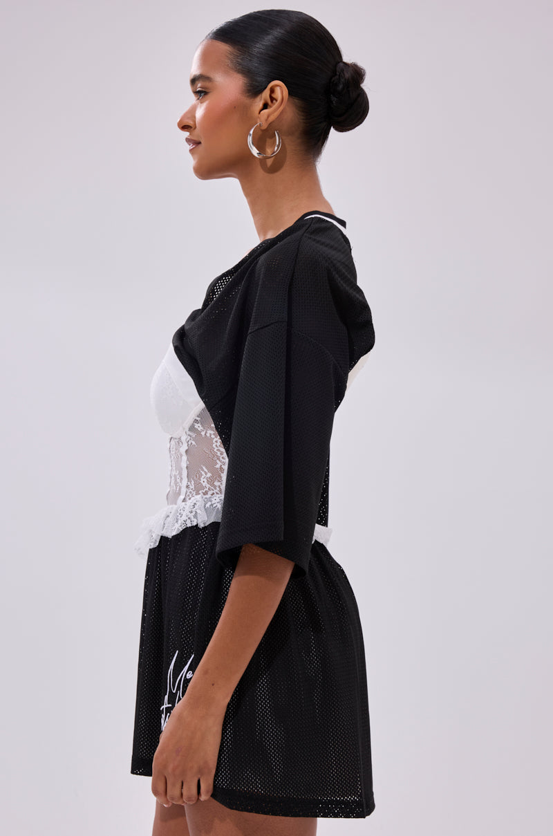 BOUNCE BACK CORSET JERSEY DRESS