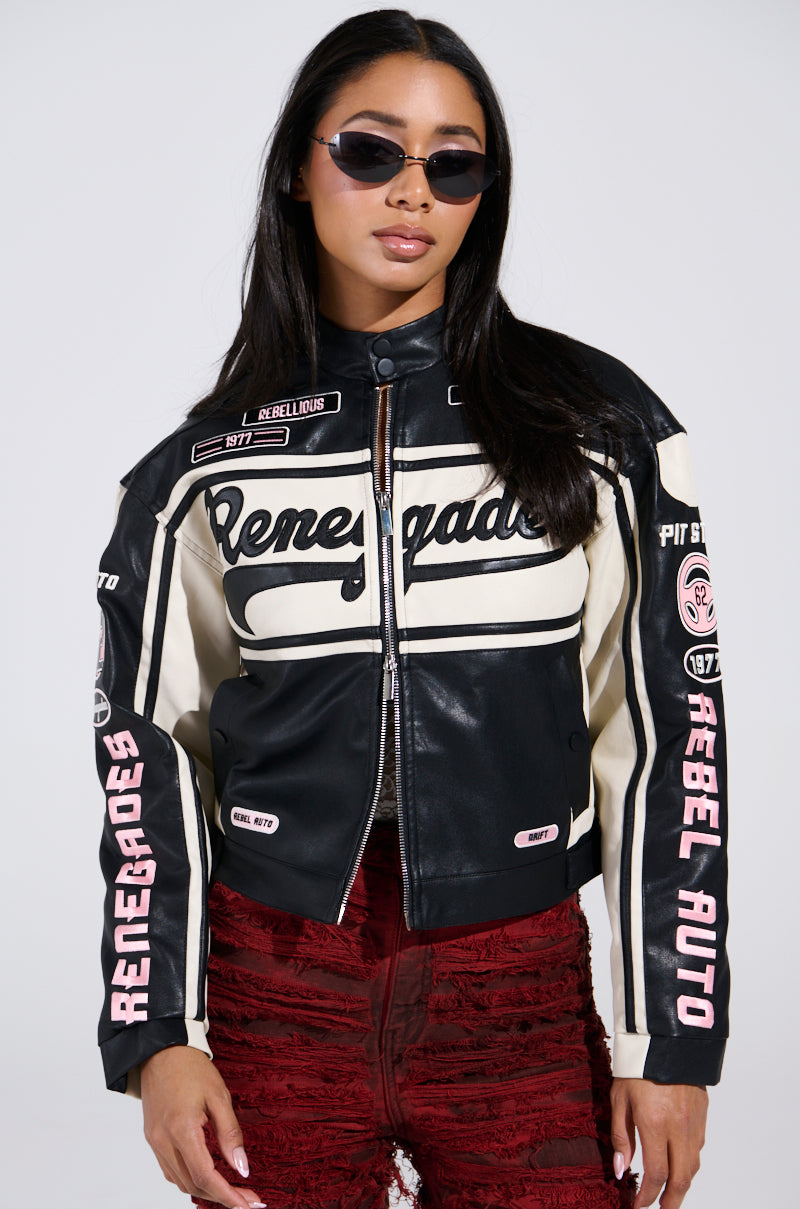 RENEGADES EMBROIDERED MOTO