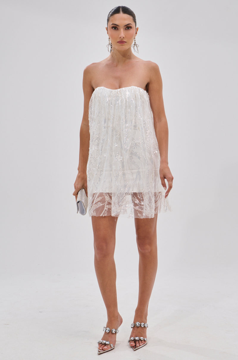 SHINE BRIGHT SEQUIN MINI DRESS