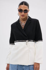 DON'T TRIP ZIPPER BLAZER