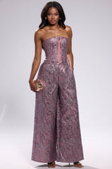 NO COMPETITION BROCADE TROUSER