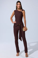KIMMY SEAMLESS LEGGING IN BROWN
