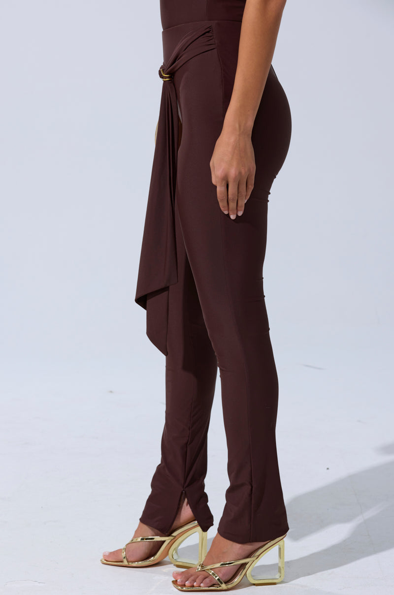 KIMMY SEAMLESS LEGGING IN BROWN