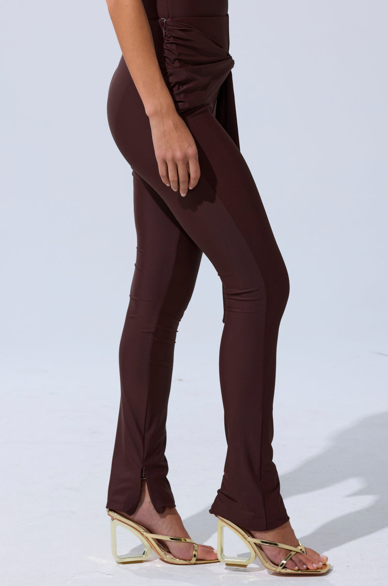 KIMMY SEAMLESS LEGGING IN BROWN