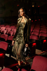 DIRTY MARTINI VELVET BLAZER