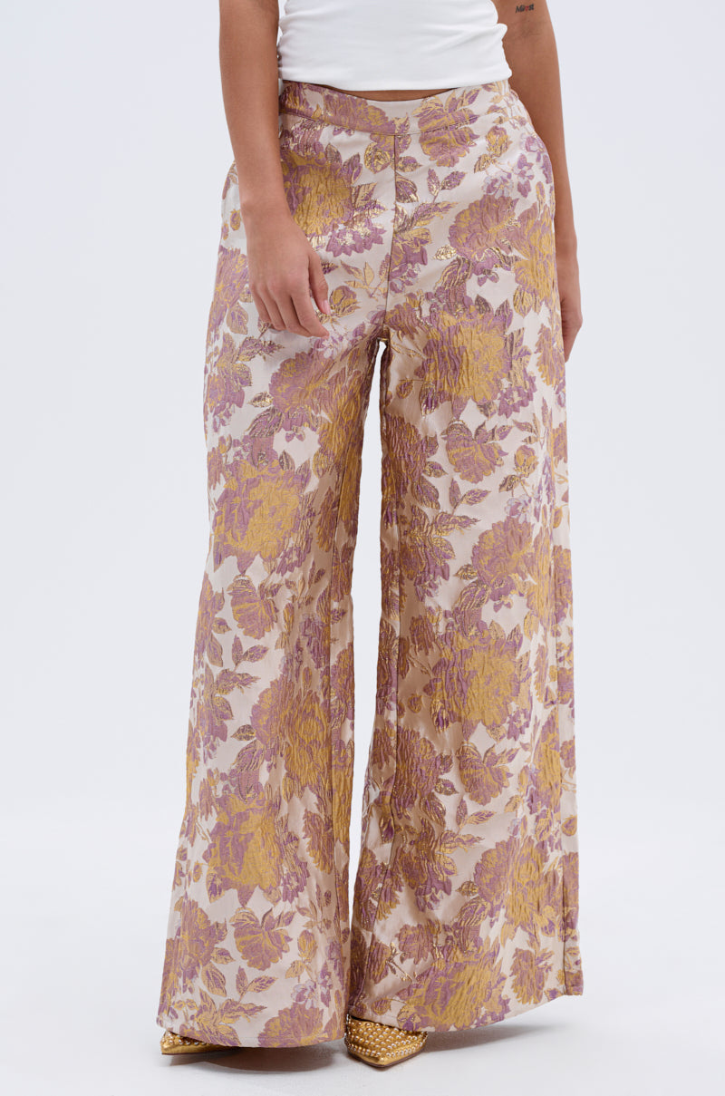 SLOW MOTION BROCADE TROUSER